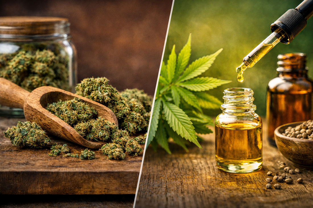 CBD Blüten & CBD Öl erklärt: Wirkung, Unterschiede & richtige Anwendung